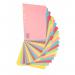The image displays a set of ValueX dividers and indexes, specifically the ValueX Divider 20 Part A4. The dividers are made from 155gsm card and come in assorted colors. The product has a sleek and professional appearance, with clear markings for easy organization. It also features durable materials and high-quality construction.