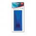 In the photo, the ValueX Drywipe Accessories ValueX Magnetic Whiteboard Eraser is shown in a vibrant blue color. The compact size of the eraser is visible, perfect for easy handling and storage. Its smooth edges and sleek design give it a modern and professional appearance. The magnetic feature can also be seen, making it easy to attach and keep nearby on any magnetic whiteboard. This practical accessory is a must-have for any classroom, office, or home workspace.