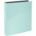 This picture shows a set of ExaClair Limited ring binders in pastel green. These plastic-coated binders feature 2 rings and are 25mm in size. The Aquarel design adds a touch of color to any workspace.