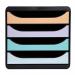 This photo features a sleek and modern ExaClair Limited Drawer Sets Aquarel BIG-BOX in a stylish black and glossy pastel color. The drawers are neatly arranged and can easily store a variety of items. The overall aesthetic is clean and professional, making it a great addition to any office or workspace.