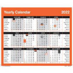 Cheap Stationery Supply of ValueX Calendar Year To View 2022 Office Statationery
