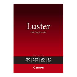Cheap Stationery Supply of Canon LU-101 A3 Luster Paper 20 Sheets - 6211B007 CALU101A3 Office Statationery
