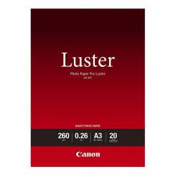 Cheap Stationery Supply of Canon LU-101 A3 Luster Paper 20 Sheets - 6211B007 CALU101A3 Office Statationery