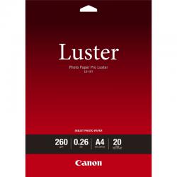 Cheap Stationery Supply of Canon LU-101 A4 Luster Paper 20 Sheets - 6211B006 CALU101A4 Office Statationery