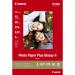 The glossy photo paper features a white background with a glossy finish and measures A3 size. It also includes 20 sheets per pack and is produced by Canon.