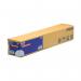 The photo shows a matte roll of Epson A3 presentation paper, with a width of 24 inches and a length of 25 meters. The paper is smooth and white, with a sturdy thickness that is perfect for printing high-quality images and documents. The packaging features the Epson logo and product name in bold black letters.