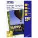 A vibrant and crisp photograph of Epson photo paper featuring a semi-glossy finish. The paper measures 10 x 15cm and comes in a pack of 50 sheets. Perfect for capturing and showcasing your favorite memories.