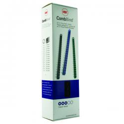 Cheap Stationery Supply of GBC CombBind Binding Combs 8mm Black (Pack of 100) 4028174 Office Statationery