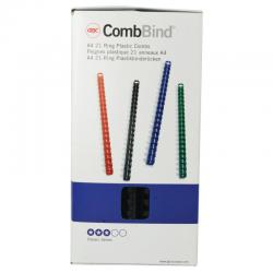 Cheap Stationery Supply of GBC CombBind Binding Combs 14mm Black (Pack of 100) 4028178 Office Statationery