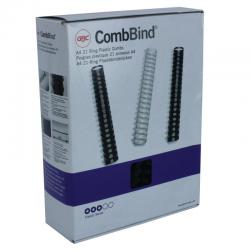 Cheap Stationery Supply of GBC CombBind Binding Combs 16mm Black (Pack of 100) 4028600 Office Statationery