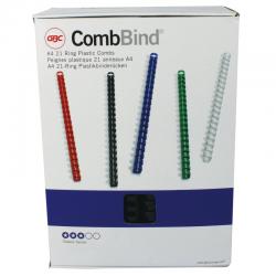 Cheap Stationery Supply of GBC CombBind Binding Combs 22mm Black (Pack of 100) 4028602 Office Statationery