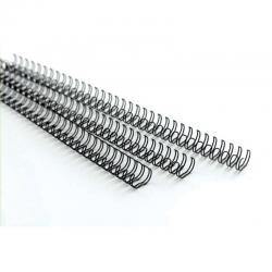 Cheap Stationery Supply of GBC MultiBind 8mm A4 70 Sheet Binding Wires Black (Pack of 100) IB165122 GB21706 Office Statationery