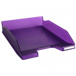 Cheap Stationery Supply of Exacompta Iderama A4 Letter Tray Purple (W255 x D346 x H65mm) 11319D GH01627 Office Statationery