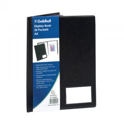 Cheap Stationery Supply of Exacompta Guildhall Display Book 24 Pocket A4 Black CDB24Z GH06018 Office Statationery