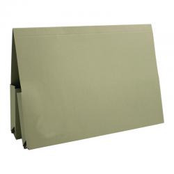 Cheap Stationery Supply of Exacompta Guildhall Legal Double Pocket Wallet Foolscap Green (Pack of 25) 214-GRN GH10070 Office Statationery