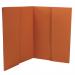 The image shows a pack of 25 orange double pocket wallets, with the brand name Guildhall Legal and model number 214-ORG GH10071 clearly visible. The wallets are large enough to fit foolscap sized paper and are perfect for organizing and storing important legal documents.