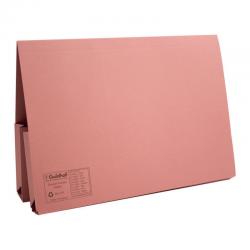 Cheap Stationery Supply of Exacompta Guildhall Legal Double Pocket Wallet Foolscap Pink (Pack of 25) 214-PNK GH10072 Office Statationery