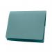 A photo of the Guildhall Legal Exacompta Guildhall Brief Size Pocket Wallet in blue shows a set of 50 durable and professional-looking wallets. Made to fit 14x10in documents, these wallets are perfect for organizing important papers and keeping them secure.