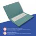 Exacompta Guildhall Brief Size Pocket Wallet 14x10in Blue (Pack of 50) PW3-BLU GH14021