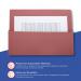 Exacompta Guildhall Brief Size Pocket Wallet 14x10in Pink (Pack of 50) PW3-PNK GH14024