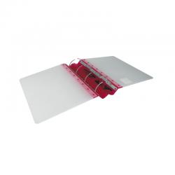 Cheap Stationery Supply of Guildhall GLX Ergogrip Ring Binder Frosted A4 Raspberry (Pack of 2) 4545 GH14545 Office Statationery