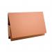 This photograph features a vibrant orange Exacompta Guildhall Probate Document Wallet from Guildhall Legal. The 315gsm wallet is designed to securely hold important legal documents, making it a reliable choice for professionals.