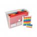 Exacompta 13 Pocket Expanding File Assorted 55298E GH42159
