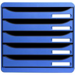Cheap Stationery Supply of Exacompta Big Box Plus 5 Drawer Set Blue (Comes with label holders and inserts) 309779D GH42177 Office Statationery