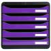 Exacompta Iderama Big Box Plus Purple 5 Drawer Set (Height: 43mm) 3097220D