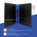 Guildhall GL Ergogrip 2 Ring Binder A4 Blue (Pack of 2) 4509 GH4509