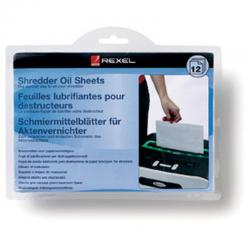 Cheap Stationery Supply of Rexel 2101948 Shredder Lubricant Sheets 12pk Office Statationery
