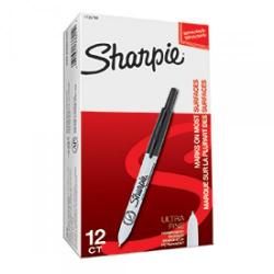 Cheap Stationery Supply of Sharpie S0810840 Retractable Black Pens Box of 12 Office Statationery