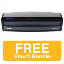 Cheap Stationery Supply of Fellowes Jupiter 2 A3 Laminator and A4 80 mic Pouch Bundle Office Statationery