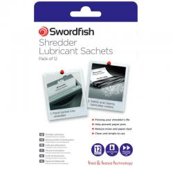 Cheap Stationery Supply of Swordfish Shredder Sachets - 1 Pack of 12 Sachets Office Statationery