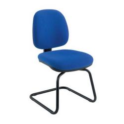 Cheap Stationery Supply of Zoom Visitor Chair Royal Blue Office Statationery