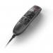 The photo shows a sleek Philips SMP3700 SpeechMike Premium Touch Dictation Microphone in black. It features a large touchpad with customizable buttons, a noise-canceling microphone, and an ergonomic design for comfortable use.