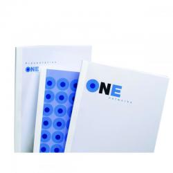 Cheap Stationery Supply of GBC IB370120 A4 Clear Silk White Thermal Binding Cover 35mm Pack of 50 Office Statationery