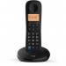 This photograph showcases a sleek and modern British Telecom cordless telephone. Its single Dect call blocker feature allows for advanced call management. The model number 28873J is displayed prominently on the base.