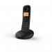 The British Telecom cordless telephone is a sleek and modern device with a single Dect call blocker feature. Its model number is 28873J. The phone has a refined design and comes in a neutral color. The base has a built-in answering machine and the handset has a large display screen. The keypad is simple and easy to use.
