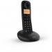 The image shows a sleek, black cordless telephone with the British Telecom logo. It has a single handset and features a call blocker function. The display screen and buttons are easily visible on the front.