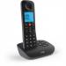 This photo features a sleek and modern single Dect call blocker telephone with an answer machine from British Telecom. The cordless design allows for easy use and mobility, while the built-in call blocker and answer machine provide added convenience.