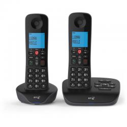 Cheap Stationery Supply of BT Essential Twin Dect Call Blocker Telephone with Answer Machine Office Statationery