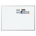 Rexel 1903777 Magnetic Dry Erase Whiteboard Aluminium Frame 430 x 585mm 29065J