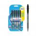 PaperMate Flexgrip Ultra Retractable Ballpoint Pen Medium Black (Pack of 5) 2027751 GL27751