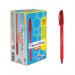 PaperMate InkJoy 100 Ballpoint Pen Medium Red (Pack of 50) S0957140 GL95714