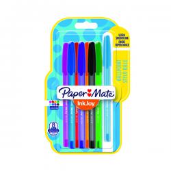 Cheap Stationery Supply of PaperMate Inkjoy 100 Stick Ballpoint Pen Assorted (Pack of 8) 1927074 GL95719 Office Statationery