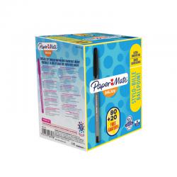 Cheap Stationery Supply of PaperMate InkJoy 100 Ballpoint Pen Medium Black (Pack of 100) S0977410 GL97741 Office Statationery