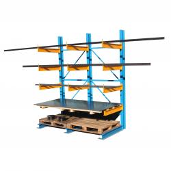 Cheap Stationery Supply of GPC Cantilever Racking Starter Bay 12X1000Mm Arms 3 Uprights Office Statationery
