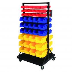 Cheap Stationery Supply of GPC Bin Trolley complete with 90 Bins Office Statationery