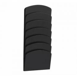 Cheap Stationery Supply of Safco 7 Pocket Wall Rack Black Steel 3185BL GU31852 Office Statationery